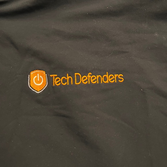 Black Nike Pullover with Orange “Tech Defenders” Logo - Picture 7 of 7